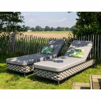 Rio Sunlounger Beige 4hr