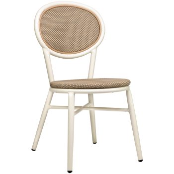 96915770 Terrasstoel Jay Wit Sand 1hr