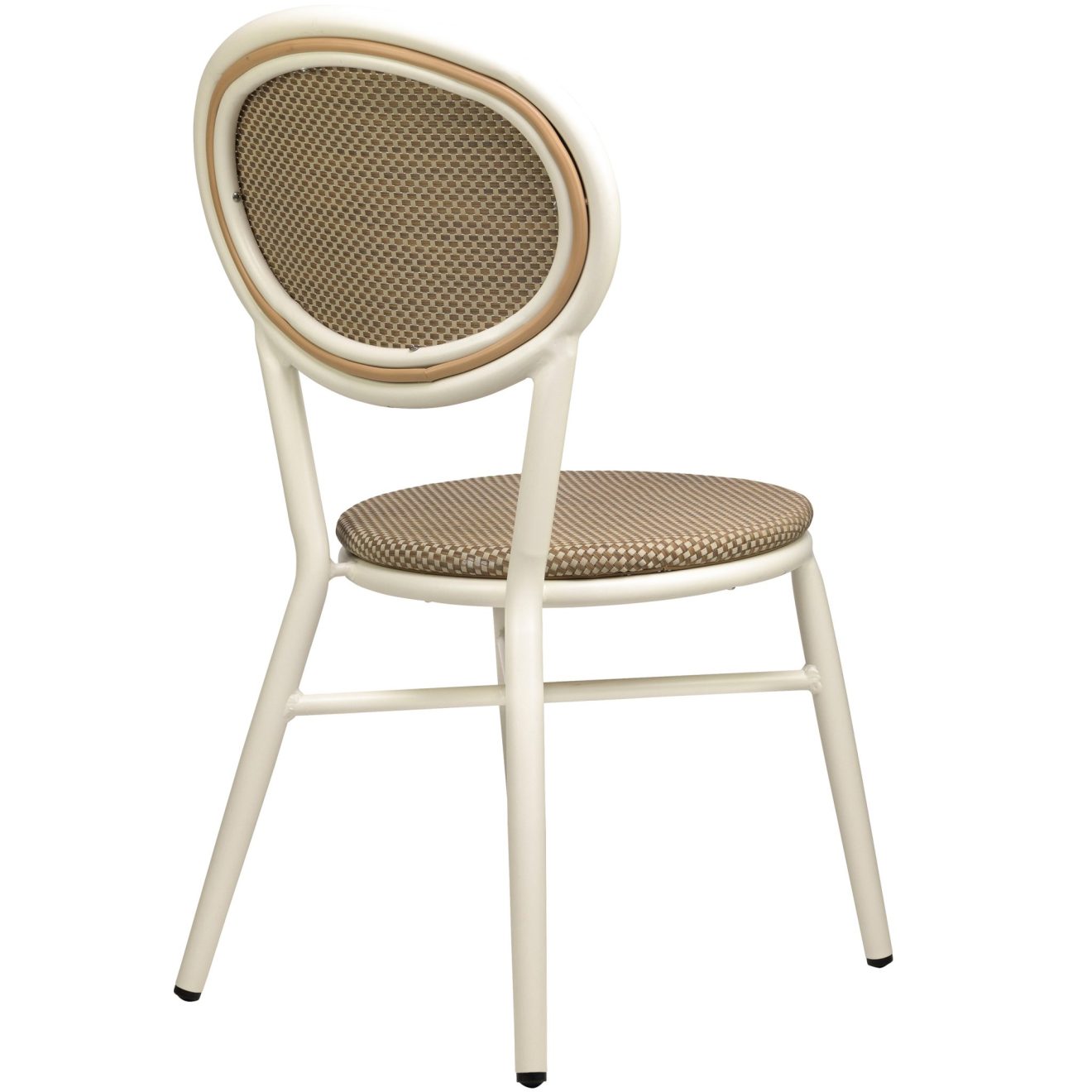 96915770 Terrasstoel Jay Wit Sand 4hr