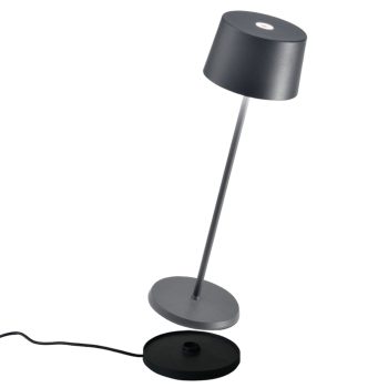 97103180 Tafellamp Olivia Antraciet 2hr