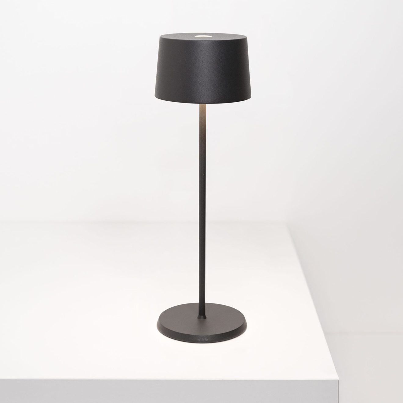 97103180 Tafellamp Olivia Antraciet 3hr
