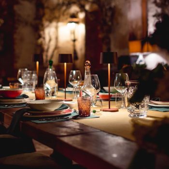 97103190 Tafellamp Olivia Bruin 3hr