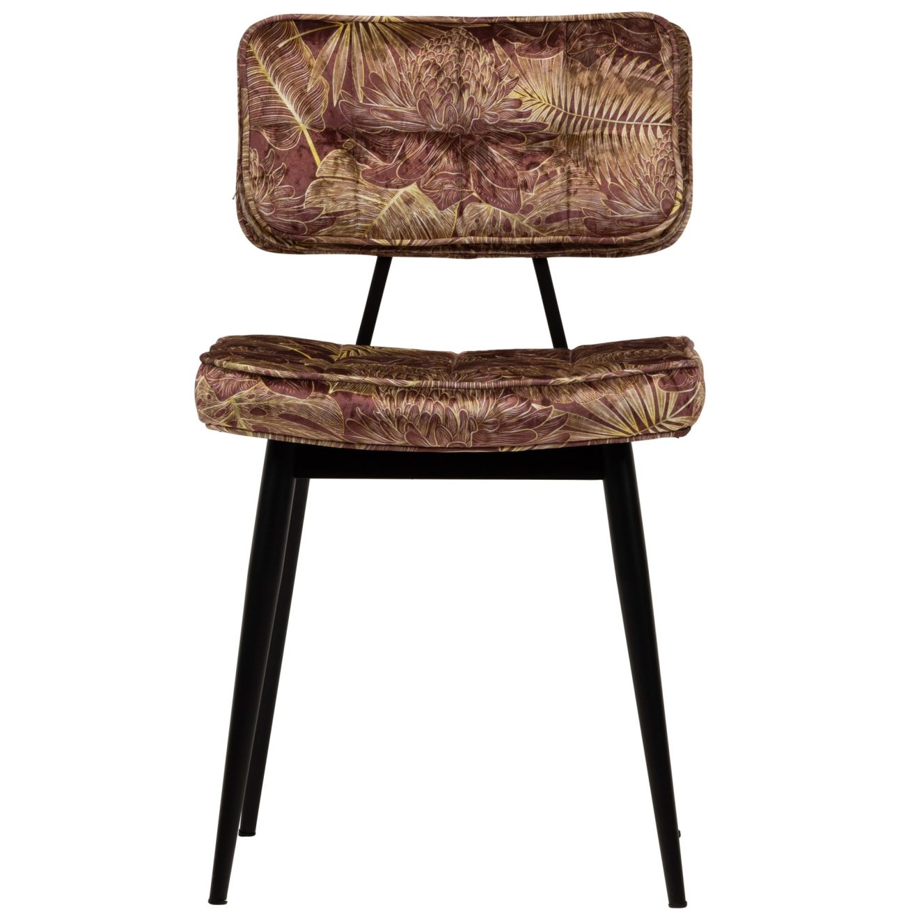 96125160 Stoel Nilly Printed Yellow 2hr