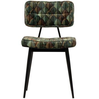 96125180 Stoel Nilly Printed Green 2hr