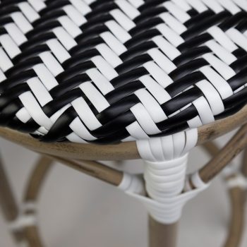 96915930 Barkruk Todd Bamboo Zwart Bruin 6hr