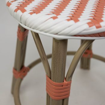 96915980 Hocker Todd Roze Wit 6hr