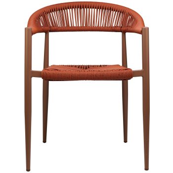 96916360 Terrasstoel Jonah Oranje 2hr