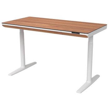 96412190 Motion Verstelbaar Bureau Walnoot Wit 1hr