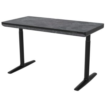 96412200 Motion Verstelbaar Bureau Marmer Zwart 1hr