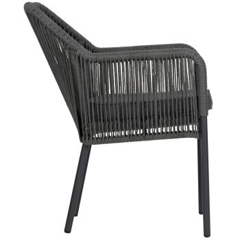 96902670 Terrasstoel Baleric Grijs 3hr