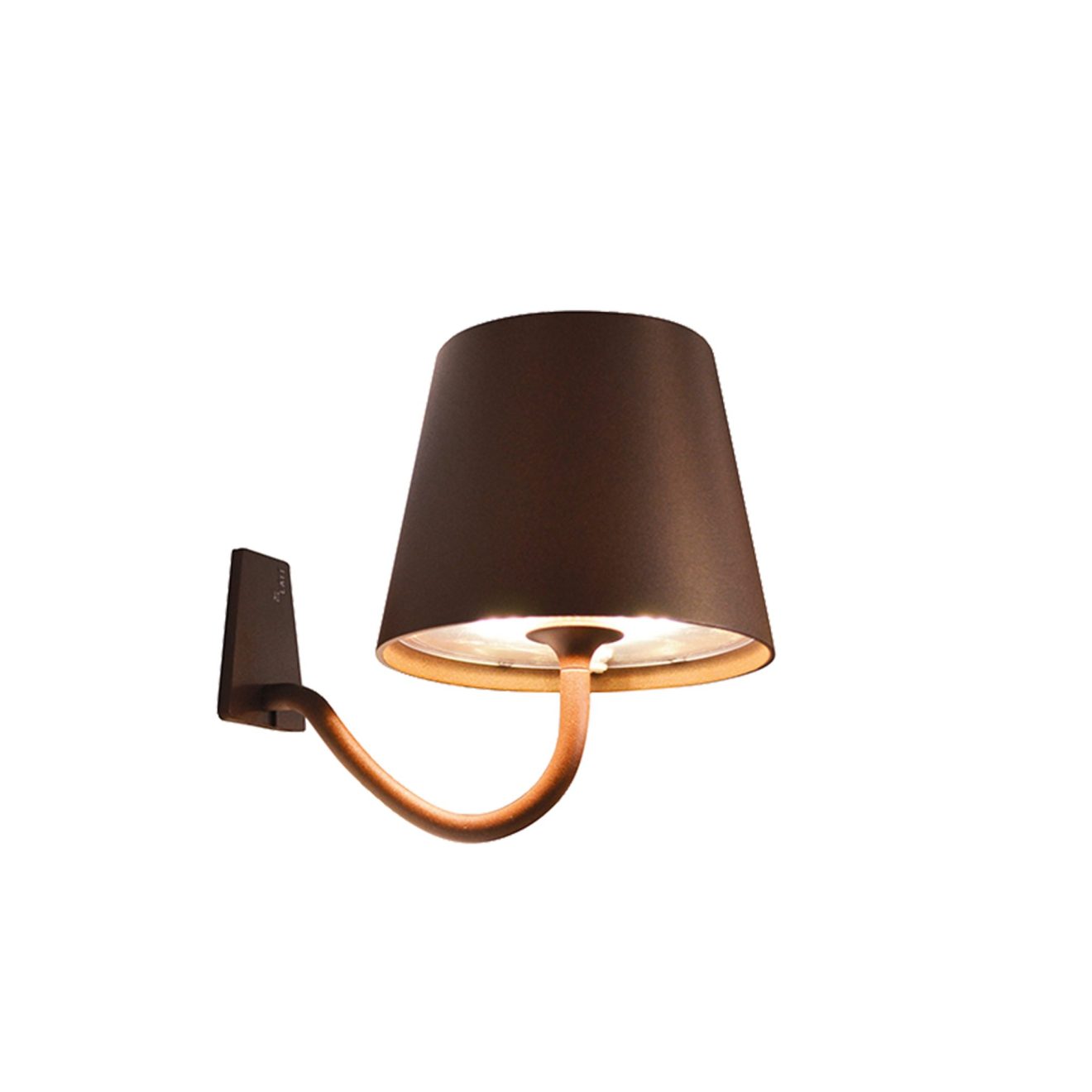 97114580 Wandlamp Poldina Bruin 1hr