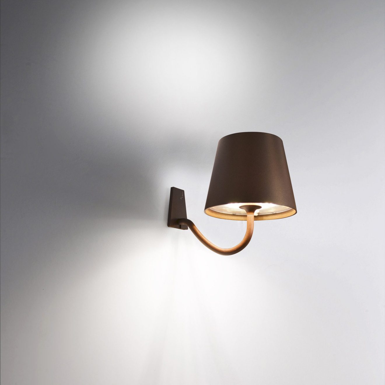 97114580 Wandlamp Poldina Bruin 2hr