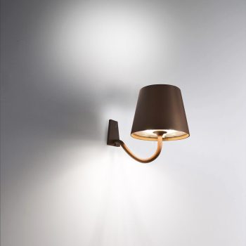 97114580 Wandlamp Poldina Bruin 2hr