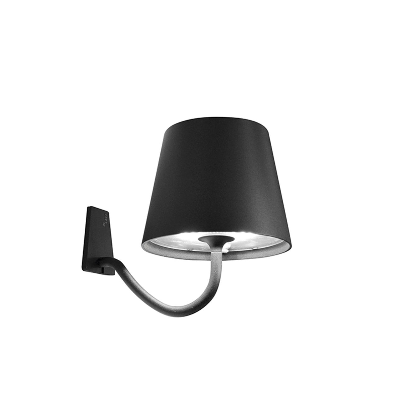 97114590 Wandlamp Poldina Antraciet 1hr