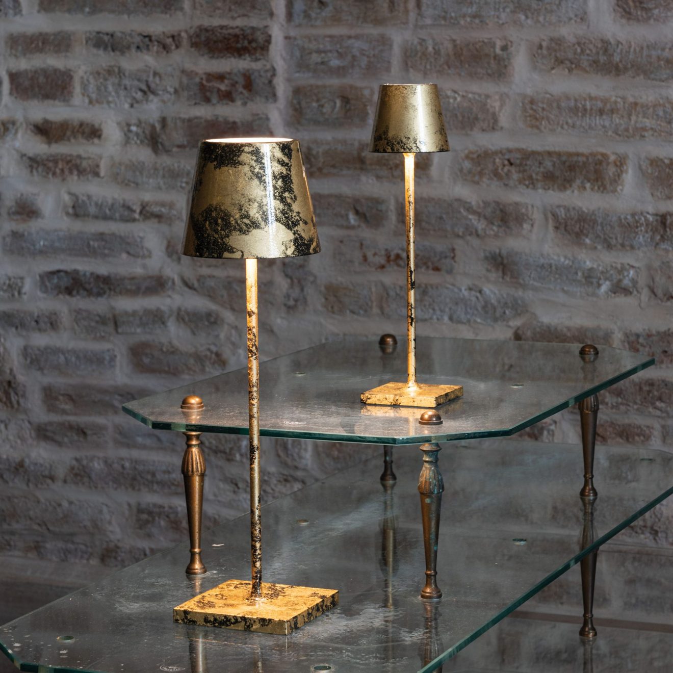 97114600 Tafellamp Poldina Micro Goud Zwart 3hr