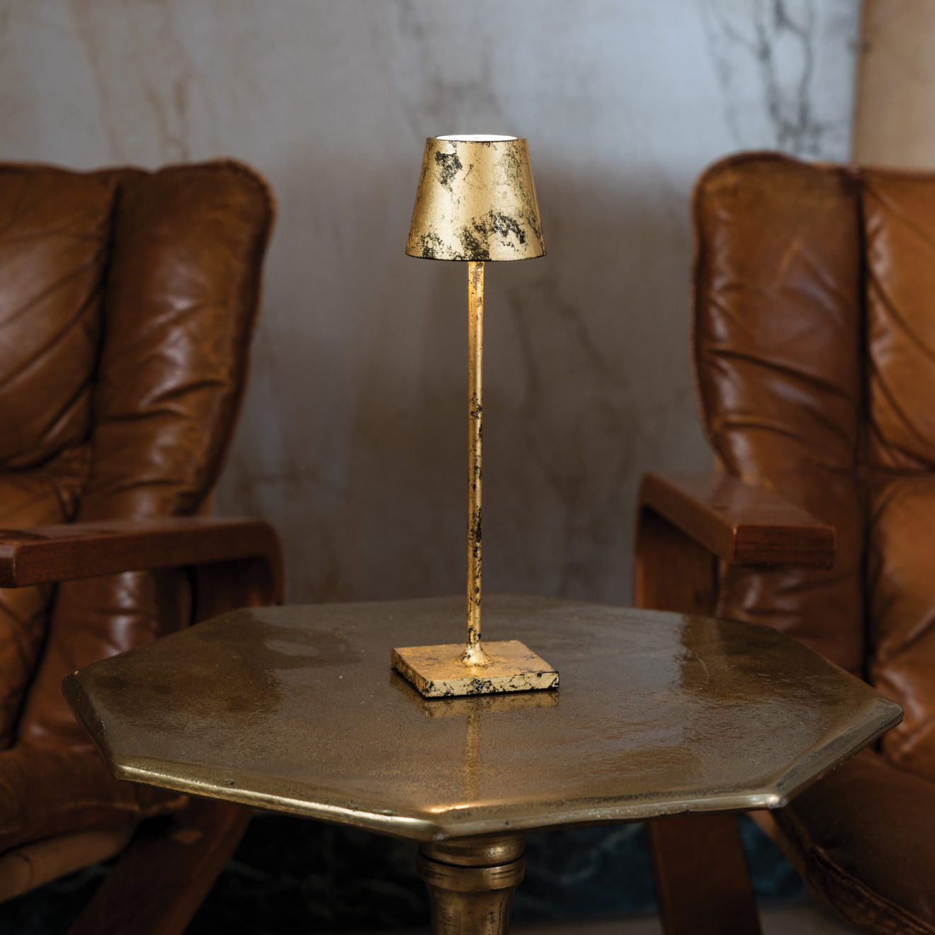 97114600 Tafellamp Poldina Micro Goud Zwart 5hr