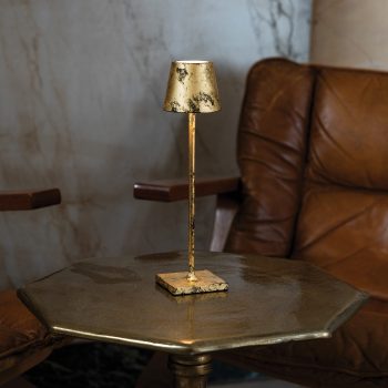 97114600 Tafellamp Poldina Micro Goud Zwart 6hr