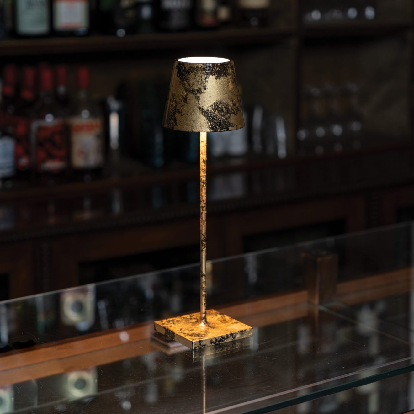 97114600 Tafellamp Poldina Micro Goud Zwart 7hr