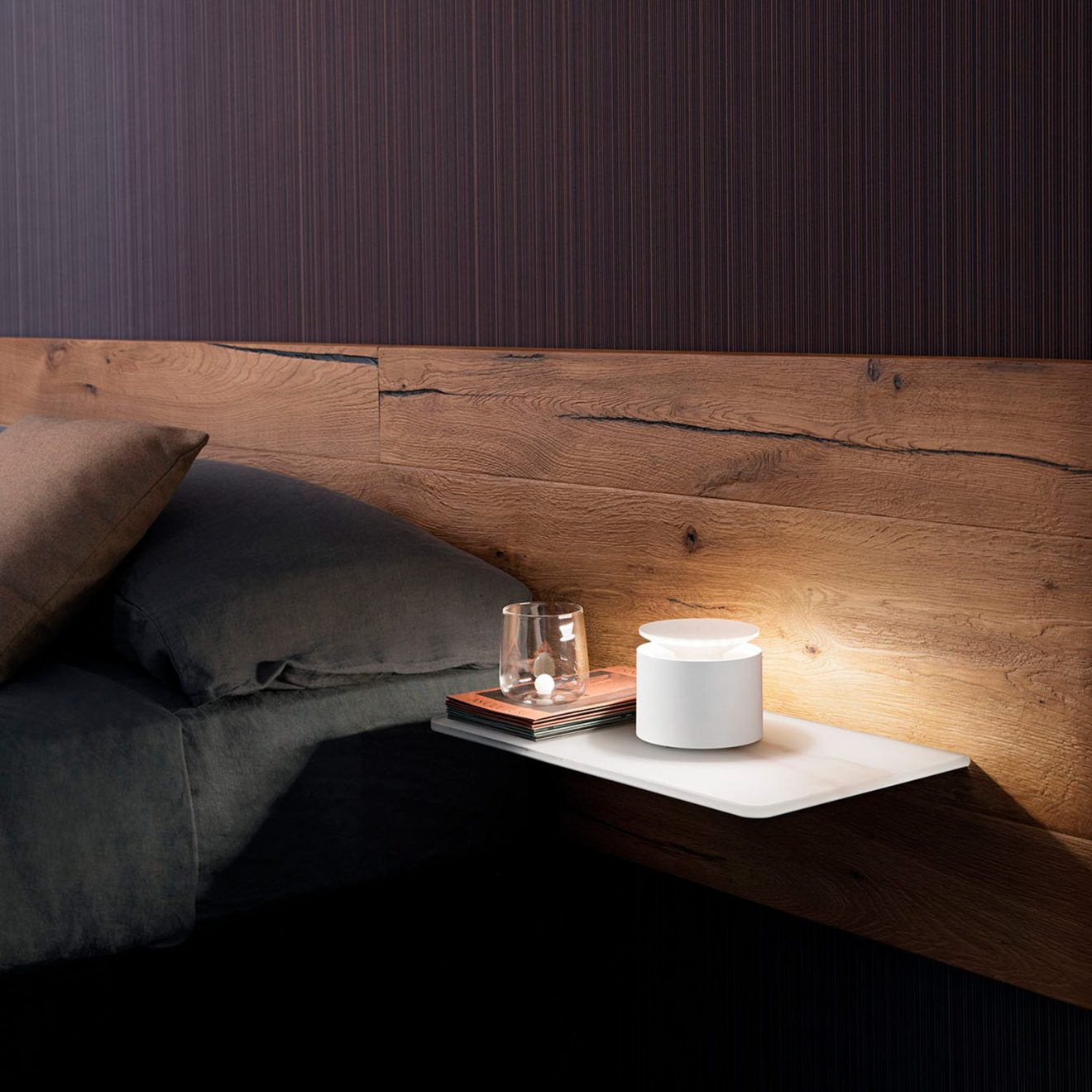 97114720 Tafellamp Push Up Wit Sfeer 2hr