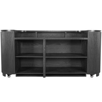 95100120 Campania Bar Zwart Eiken 4hr