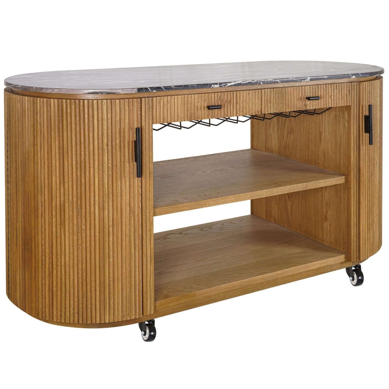 95100130 Moretti Buffetkast Naturel Eiken 1hr