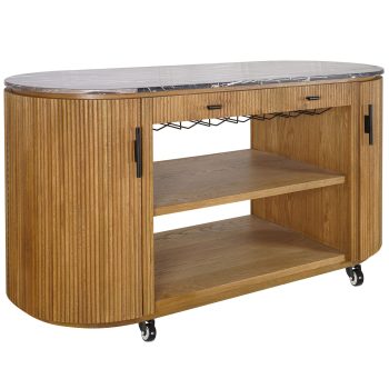 95100130 Moretti Buffetkast Naturel Eiken 1hr