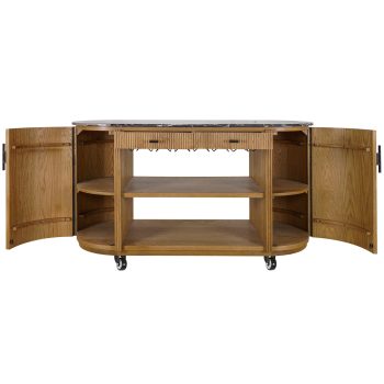 95100130 Moretti Buffetkast Naturel Eiken 4hr