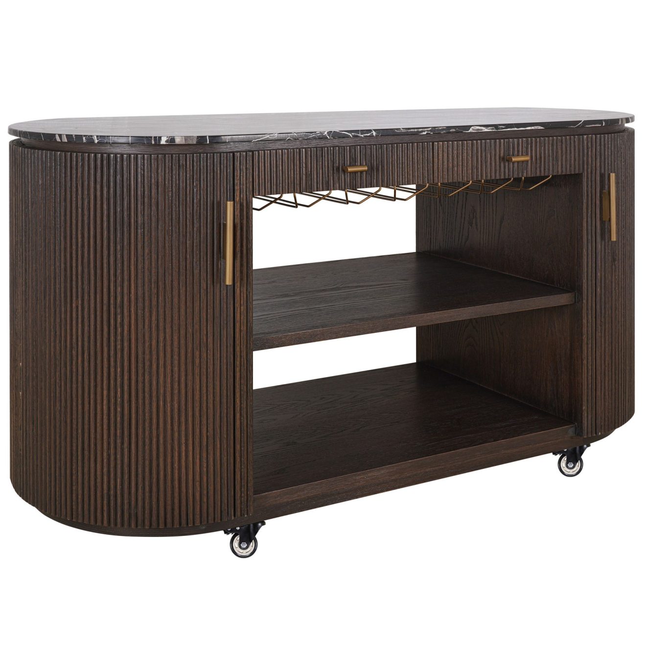 95100140 Moretti Buffetkast Bruin Eiken 1hr