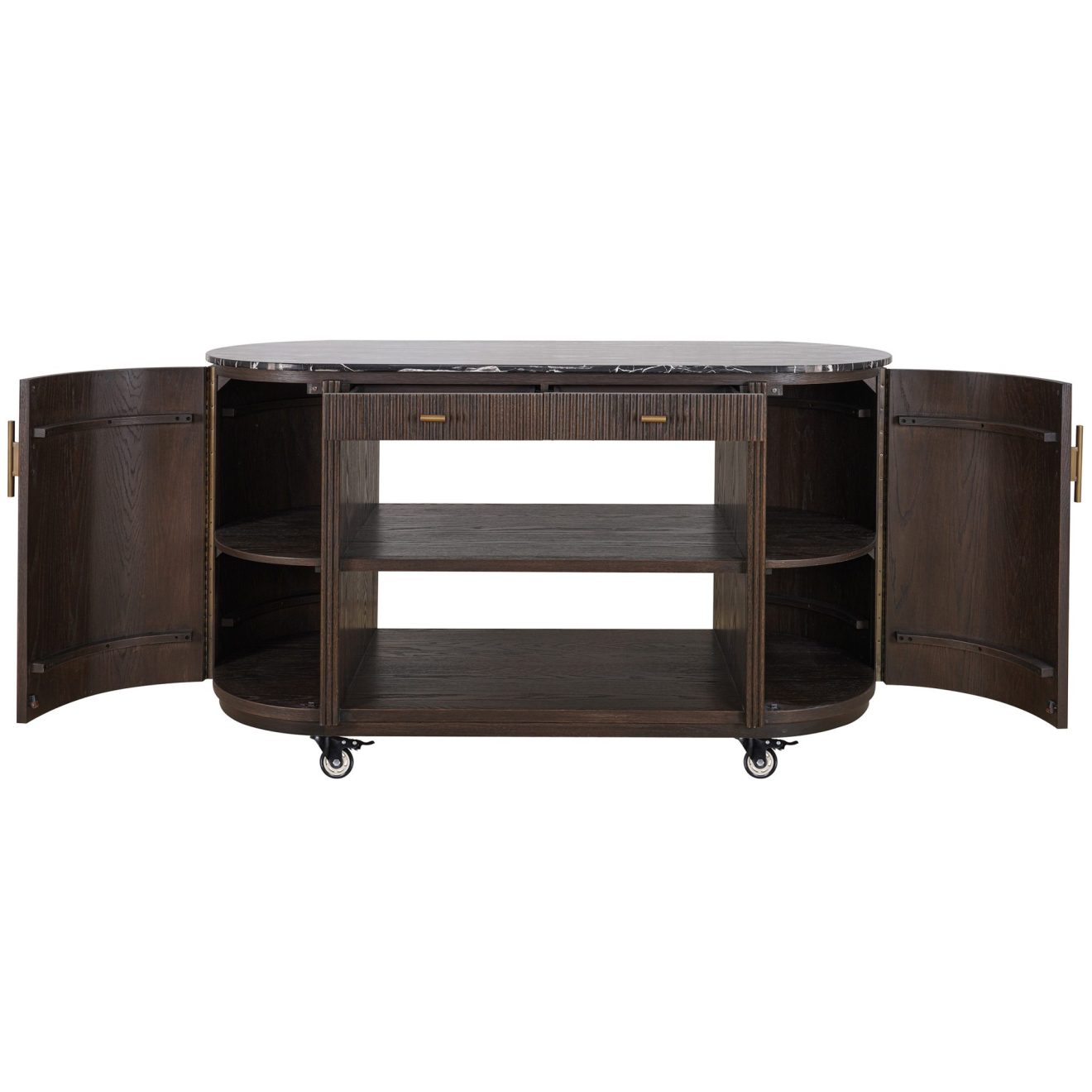 95100140 Moretti Buffetkast Bruin Eiken 4hr