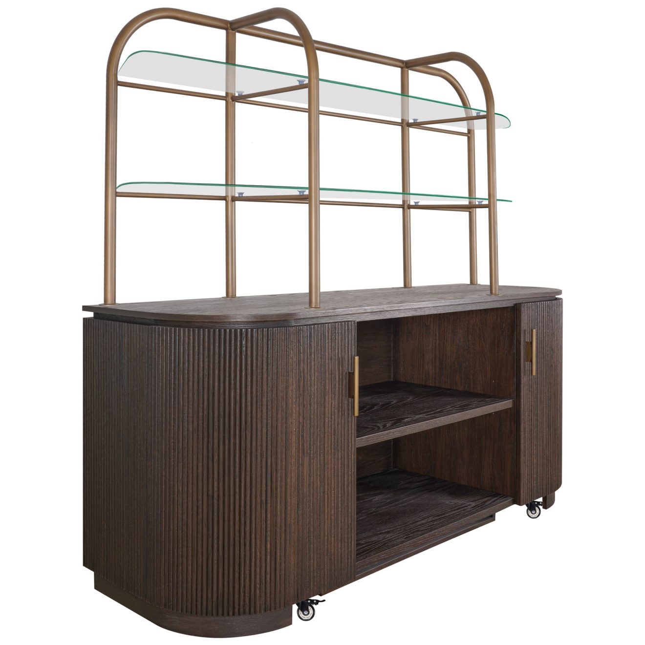 95200020 Salerno Wandkast Bruin Eiken 1hr