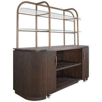 95200020 Salerno Wandkast Bruin Eiken 1hr