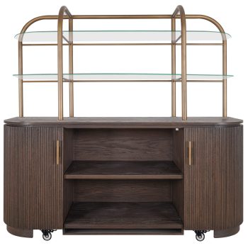 95200020 Salerno Wandkast Bruin Eiken 2hr