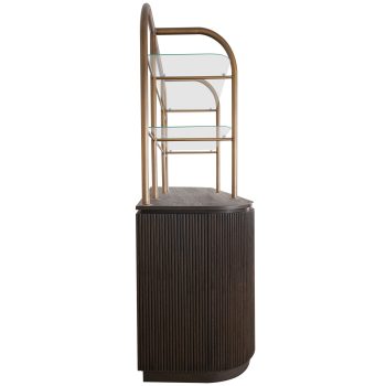 95200020 Salerno Wandkast Bruin Eiken 3hr