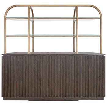 95200020 Salerno Wandkast Bruin Eiken 4hr