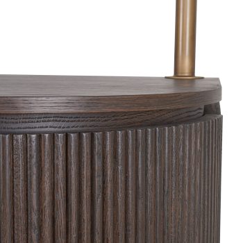 95200020 Salerno Wandkast Bruin Eiken 6hr