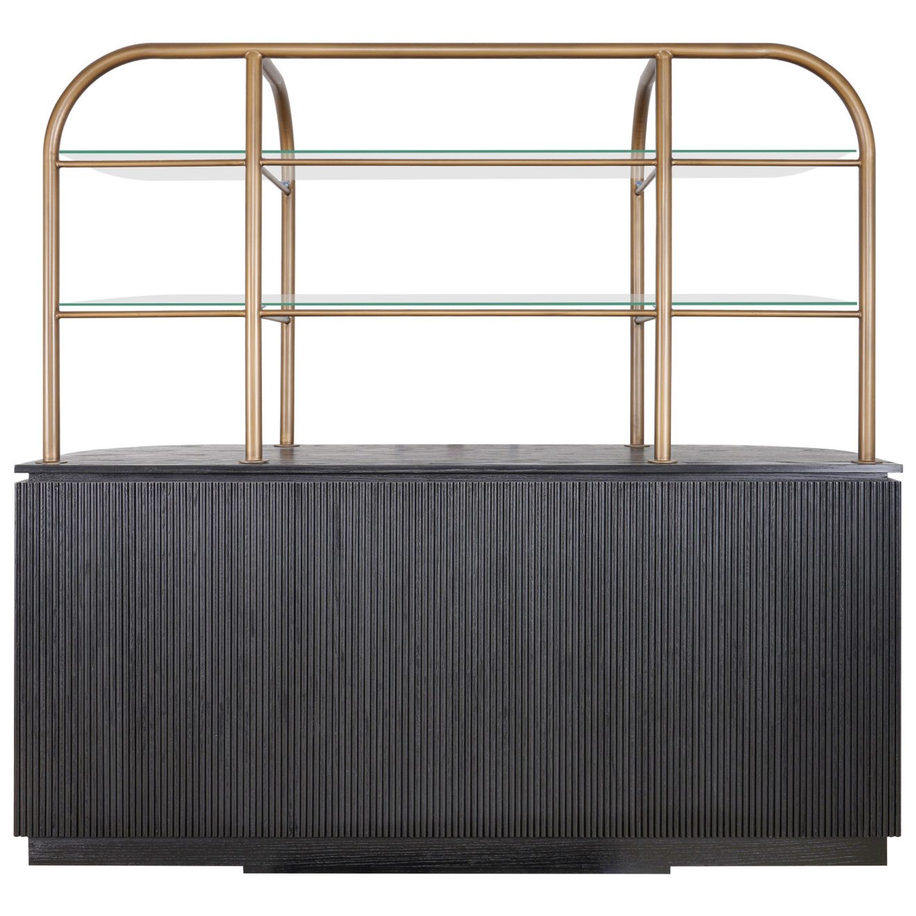 95200030 Salerno Wandkast Zwart Eiken 4hr