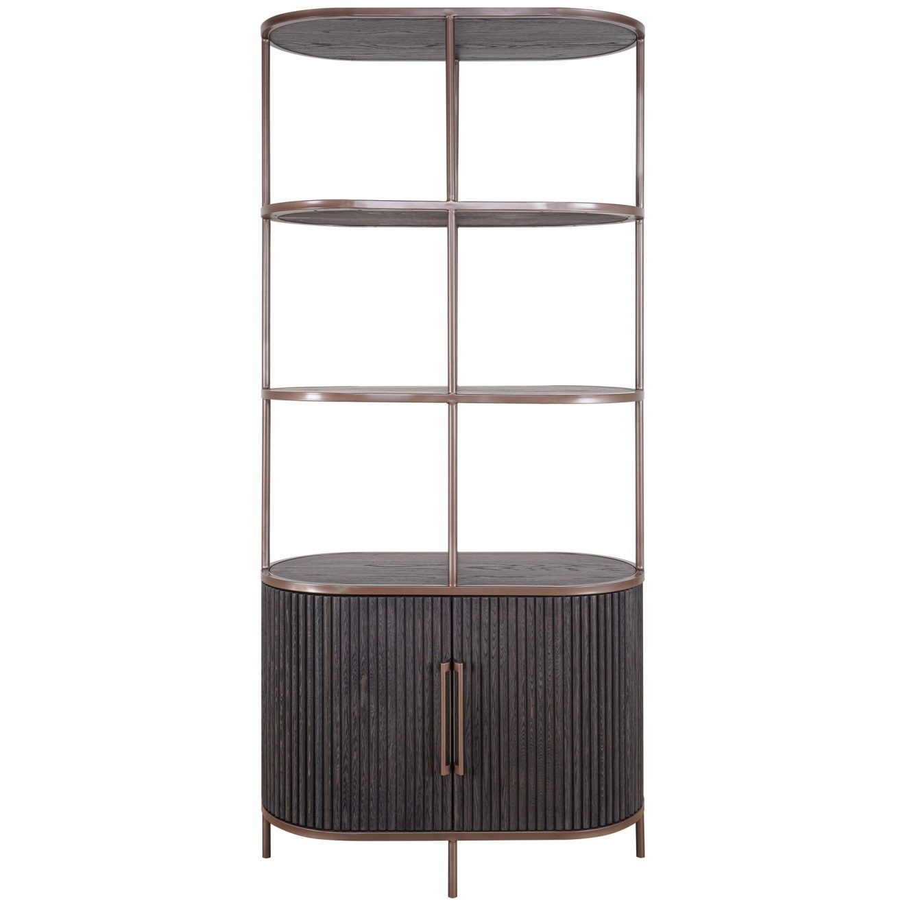 95200040 Positano Wandkast Zwart Eiken 2hr