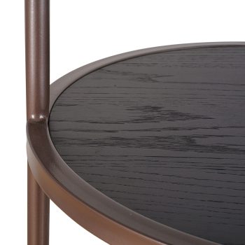 95200040 Positano Wandkast Zwart Eiken 6hr