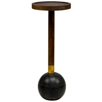 96411890 Bijzettafel Osaka Zwart Marmer 1hr