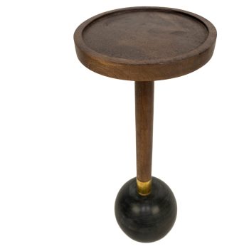 96411890 Bijzettafel Osaka Zwart Marmer 5hr