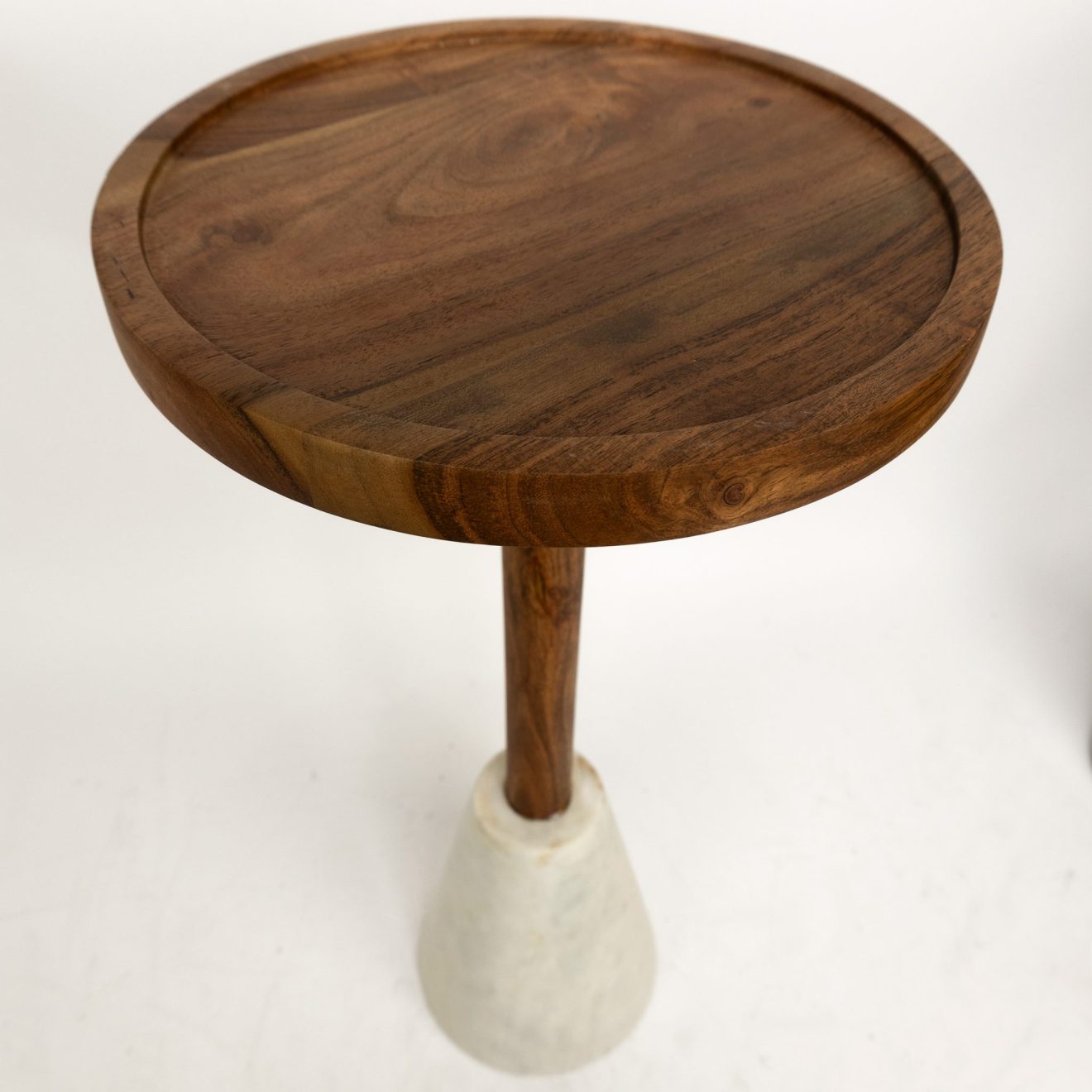 96411920 Bijzettafel Taori Wit Marmer 2hr