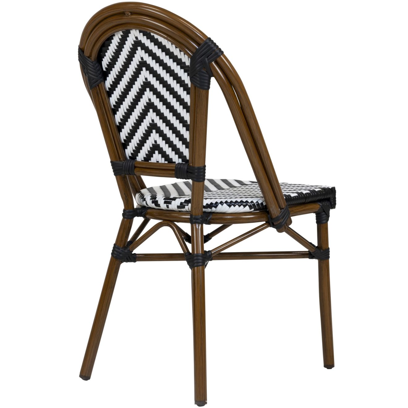 96906060 Terrasstoel Toby Zwart 4hr