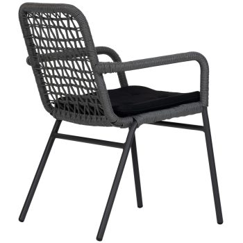 96906180 Terrasstoel Atrope Grijs 4