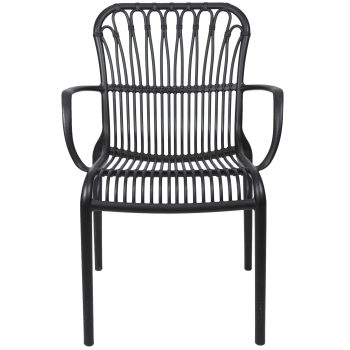96913990 Terrasstoel Lola Zwart 2hr