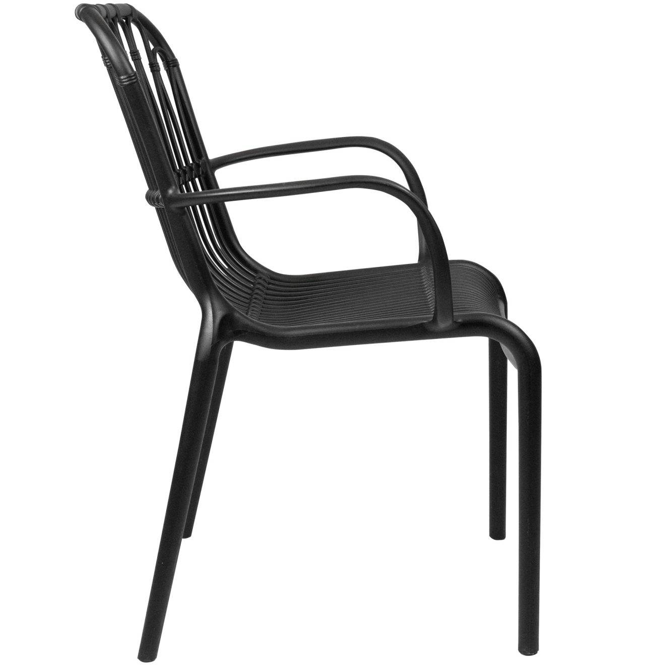 96913990 Terrasstoel Lola Zwart 3hr