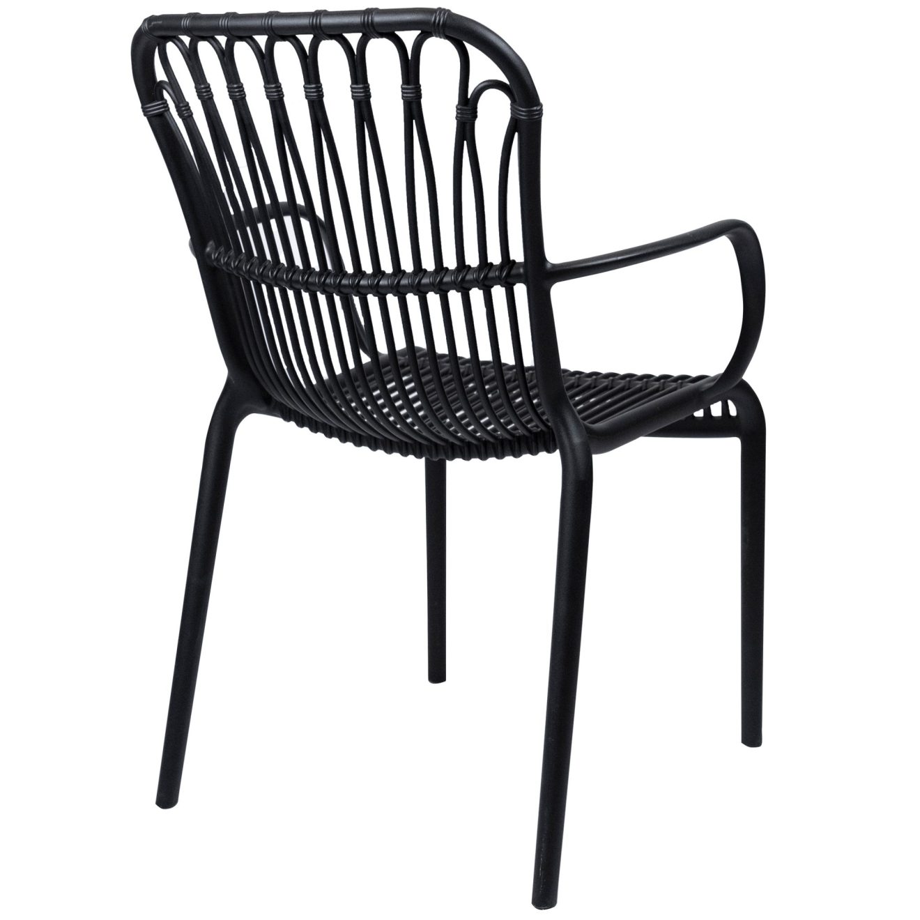 96913990 Terrasstoel Lola Zwart 4hr