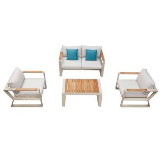 Exee 2.0 Lounge Set - Taupe | 2-seater