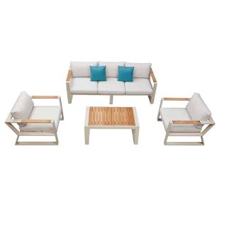 Exee 2.0 Lounge Set - Taupe | 3-seater