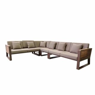 New York Corner Lounge - Brown | 5-piece