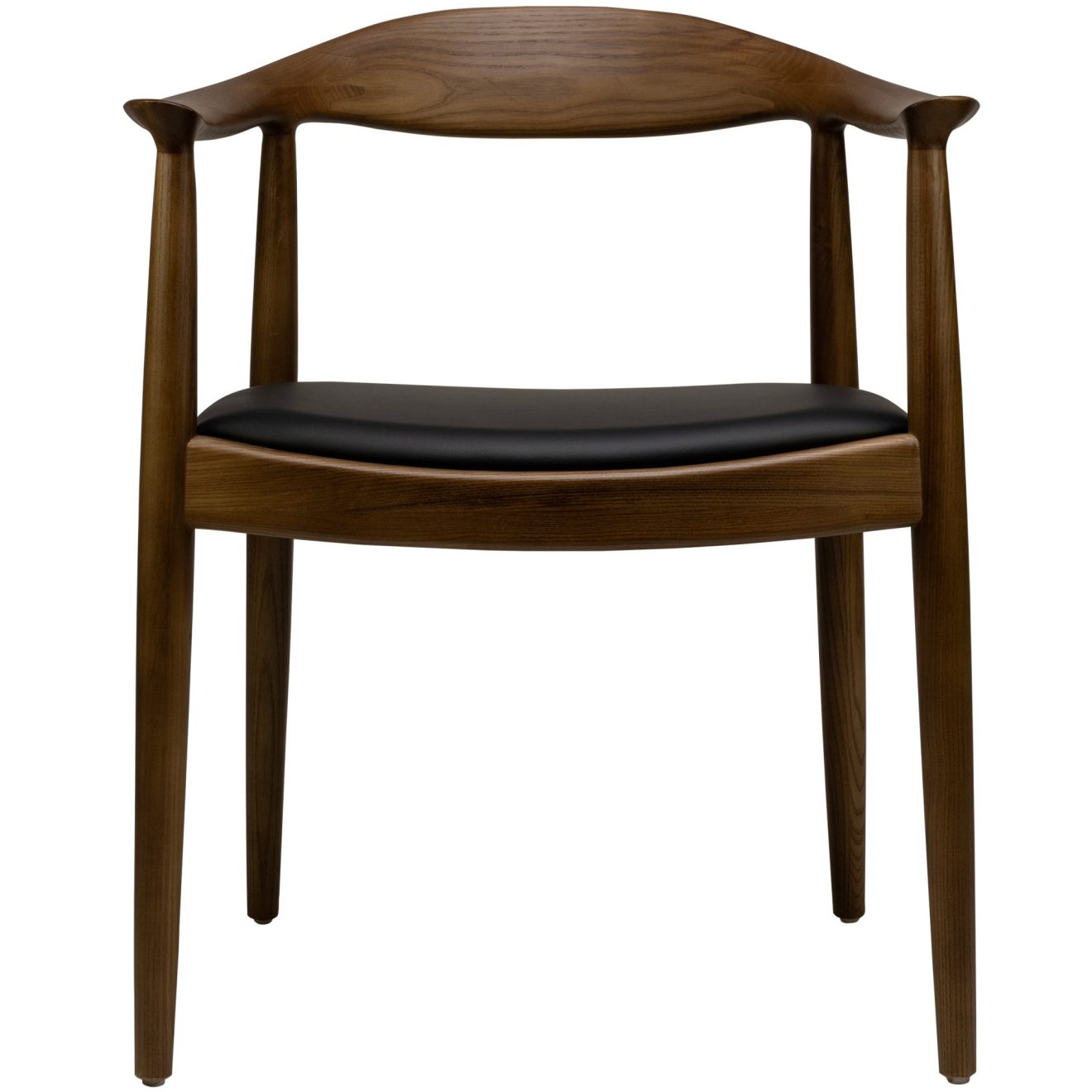 96125060 Nordic Stoel Ash Zwart Pu 2hr
